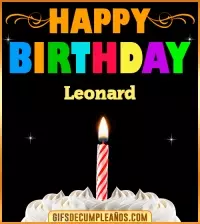 GiF Happy Birthday Leonard
